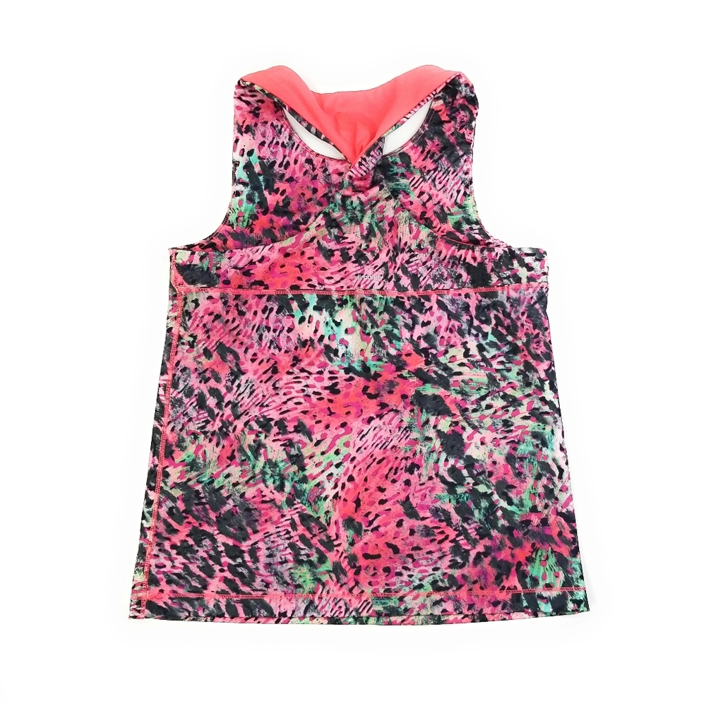 ADIDAS Youth Girls Printed Twist Back Tank Top S